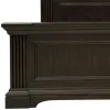 Pulaski Furniture P012-BR-K1-KIT2 Pulaski Furniture P012-BR-K1-KIT2 Caldwell - Queen Panel Bed With 2 Nightstands - Smoked Molasses
