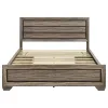 CoasterEveryday 204190KW Kauffman - Wood California King Storage Panel Bed - Washed Taupe