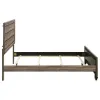 CoasterEveryday 204191Q Kauffman - Wood Queen Panel Bed - Washed Taupe