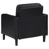 Coaster Fine Furniture 508363 Ruth - Upholstered Track Arm Accent Chair - Black