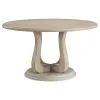 Coaster Fine Furniture 123120 Trofello - Round Pedestal Dining Table - White Washed
