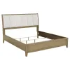 Coaster Fine Furniture 224921KE Granada - Upholstered Eastern King Panel Bed - Natural Pine