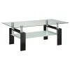 Coaster Fine Furniture 702288-S3 Dyer - 3 Piece Rectangular Coffee And End Table Set - Black