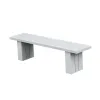 Intercon NS-CH-1564B-BUF-C Nash - Outdoor Dining Bench - Buff