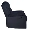New Classic U1816-30-BLK Willow - Sofa With Dual Recliner - Black