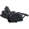Liberty Furniture 7031SL-23P Clinton - Loveseat With Console P3 & ZG - Carmel Slate