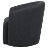 Coaster Fine Furniture 903223 Mossbrook - Fabric Upholstered Swivel Accent Chair - Anthracite