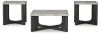 Ashley Furniture T251-13 Sharstorm - Occasional Table Set (Set of 3) - Two-tone Gray
