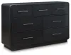 Ashley Furniture B821-31 Rowanbeck - Dresser - Black