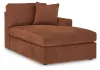 Ashley Furniture 92102S54 Ashley Furniture 92102S54 Modmax - 7-Piece Sectional With Laf And Raf Corner Chaises And With Storage Console - Spice