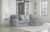 Jackson Furniture Industries 2477/46/76/2-28 Jackson Furniture Industries 2477/46/76/2-28 Glacier - 2 Piece Sofa Chaise (LSF Loveseat / RSF Chaise) - Shark