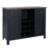 Liberty Furniture 186B-SR4836 Liberty Furniture 186B-SR4836 Carolina Crossing - Server - Black / Antique Honey
