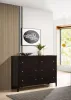 CoasterEveryday 202093 Carlton - 6-Drawer Dresser - Cappuccino