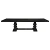 CoasterEssence 121231 Phelps - Extension Leaf Dining Table Distressed Noir - Distressed Nior