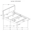 CoasterEveryday 350051KW Boyd - Upholstered California King Panel Bed - Ivory