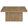 Coaster Fine Furniture 708068 Devar - Square Engineered Wood Coffee Table - Mango Brown