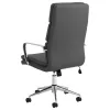 CoasterEssence 801745 Ximena - Upholstered Adjustable High Back Office Chair - Gray
