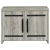 CoasterEveryday 950785 Enoch - 2 Door Engineered Wood Accent Cabinet - Gray Driftwood