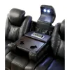 Furniture of America CM6291-LV Zaurak - Power Loveseat - Dark Gray