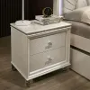 Furniture of America CM7901N Allie - Nightstand - Pearl White