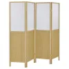 Coaster Fine Furniture 960121 Mattison - 4-Panel Room Divider Folding Shoji Screen - Natural