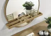 Coaster Fine Furniture 224307-SET Arini - 2 Piece Makeup Vanity Table And Mirror Set - Sand Wash