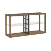Liberty Furniture 525-OT1030 Liberty Furniture 525-OT1030 Bayhill Trellis - Sofa Table - Honey / Black Metal Accents