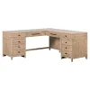 Liberty Furniture 780-HO-LSD Proximity Place - L Shaped Desk - Barley Buff