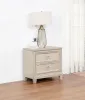 Coaster Fine Furniture 215922 Pembroke - 2-Drawer Nightstand Bedside Table - Washed Oak