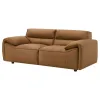 Coaster Fine Furniture 509502 Buxton - Top Grain Leather Upholstered Loveseat - Orange