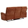 Coaster Fine Furniture 609574 Navarro - Chenille Upholstered Reclining Sofa - Burnt Orange