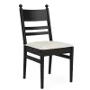 Riverside Furniture 61758 Riverside Furniture 61758 Calhoun - Laderback Side Chair (Set of 2) - Ebony Whiskey Oak