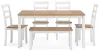 Ashley Furniture D398-325 Ashley Furniture D398-325 Gesthaven - Dining Room Table Set (Set of 6) - Natural / White