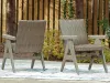 Ashley Furniture PCP690-602A Cliff Trails - Rocking Arm Chair (Set of 2) - Beige