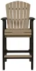 Ashley Furniture P211/613/130(2) Fairen Trail - 5 Pc. - Dining Set with 4 Chairs - Black / Driftwood
