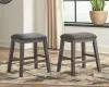 Ashley Furniture D388/13/024(2)/124(2) Ashley Furniture D388/13/024(2)/124(2) Caitbrook - 5 Pc. - Counter Table, 2 Stools, 2 Barstools - Gray