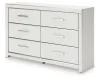 Ashley Furniture PCB3381-31 Ashley Furniture PCB3381-31 Zuraleus - Six Drawer Dresser - White