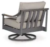 Ashley Furniture PCP510-821 Ocean Beach - Swivel Lounge With Cushion - Gray