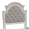 Liberty Furniture 244-BR11HU Liberty Furniture 244-BR11HU Magnolia Manor - Twin Upholstered Panel Headboard - Antique White