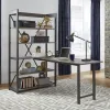 Liberty Furniture 686-HO-DSK Tanners Creek - 2 Piece Home Office Set (Desk And Bookcase) - Graystone