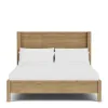 Riverside Furniture 91074-91071-91072 Davie - Queen Panel Bed - Light Brown