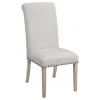 CoasterEssence 190152 Salem - Fabric Upholstered Dining Side Chair (Set of 2) - Beige