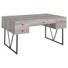 CoasterEveryday 801999 Analiese - 4-Drawer Writing Desk - Gray Driftwood