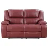 Coaster Fine Furniture 610242 Camila - Upholstered Motion Reclining Loveseat - Red