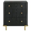 Coaster Fine Furniture 224332 Arini - 3-Drawer Nightstand - Black