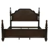 Coaster Fine Furniture 223631KE Andover - Four Poster Eastern King Bed - Dark Oak