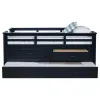 Coaster Fine Furniture 401980T Carlsbad - Wood Twin Captains Bed With Trundle - Navy Blue