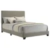 Coaster Fine Furniture 300851F Dorian - Fabric Upholstered Full Panel Bed - Taupe