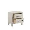 New Classic B0182W-040 New Classic B0182W-040 Ballard - 2 Drawer Nightstand - White