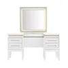 Liberty Furniture 781-BR35 Reflections - Vanity Desk - Pearl White & Rhinestone